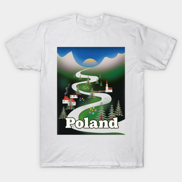 Poland vintage style travel print by nickemporium1